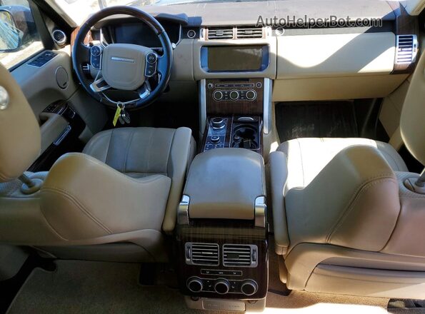 SALGS2FK6HA361194 2017 LAND ROVER RANGE ROVER Blue Widok zestawu wskaźników