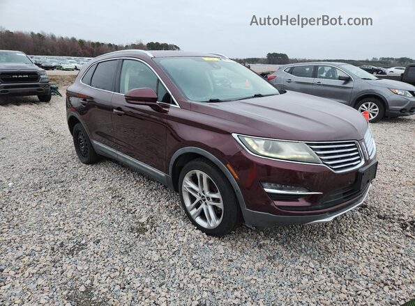 5LMTJ3DHXGUJ01103 2016 LINCOLN MKC Burgundy წინა ხედი