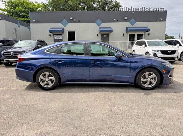 5NPEG4JA4MH074658 2021 HYUNDAI SONATA Blue 