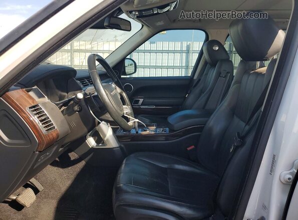 SALGS2KF3GA258001 2016 LAND ROVER RANGE ROVER White Widok deski rozdzielczej