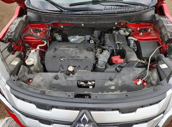 JA4APUAU3MU012967 2021 MITSUBISHI OUTLANDER Красный Вид наклейки с VIN-кодом