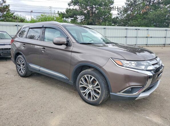 JA4AZ3A30HZ049351 2017 MITSUBISHI OUTLANDER Brown 