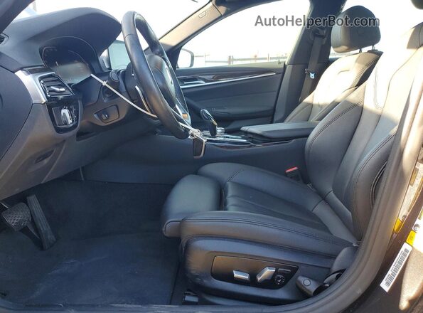 WBAJR3C00LWW69312 2020 BMW 5 SERIES Charcoal Առջևի վահանակի տեսք