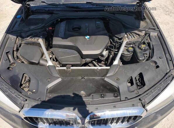 WBAJA5C50KWW38641 2019 BMW 5 SERIES Blue Engine compartment view