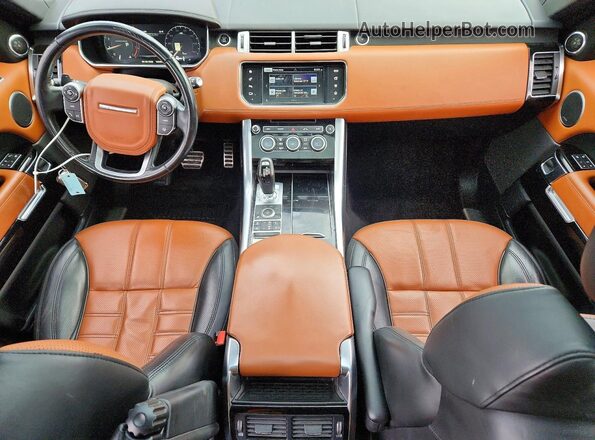 SALWV2EF7GA588027 2016 LAND ROVER RANGE ROVER Black Սարքավորումների վահանակի տեսք