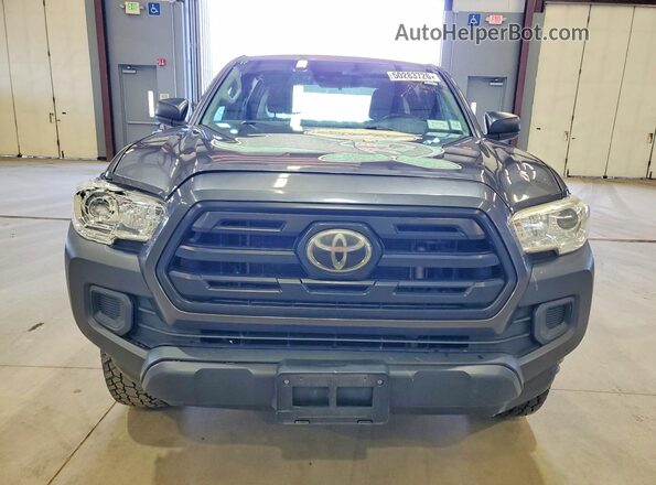 5TFSX5EN3JX059204 2018 TOYOTA TACOMA Gray 