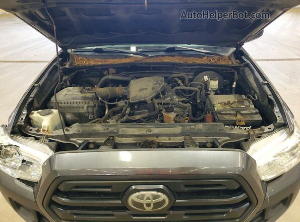 5TFSX5EN3JX059204 2018 TOYOTA TACOMA Gray 