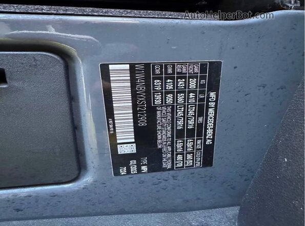 W1W4NBVYXST212908 2025 MERCEDES-BENZ SPRINTER Blue Սալոնի հետևի տեսք