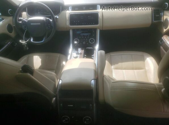SALWR2RV1KA815890 2019 LAND ROVER RANGE ROVER White Вид щитка приладів
