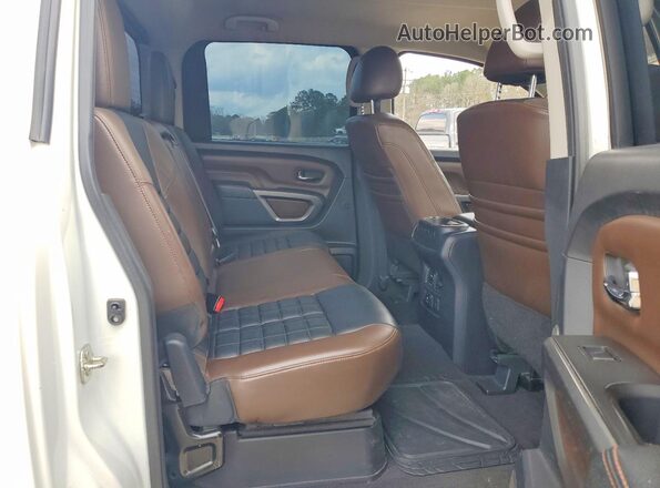 1N6BA1F28HN553155 2017 NISSAN TITAN White Rear interior view