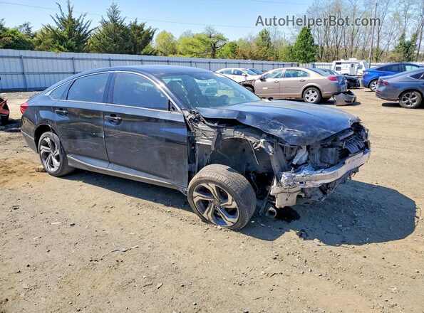1HGCV1F65JA029829 2018 HONDA ACCORD Black 