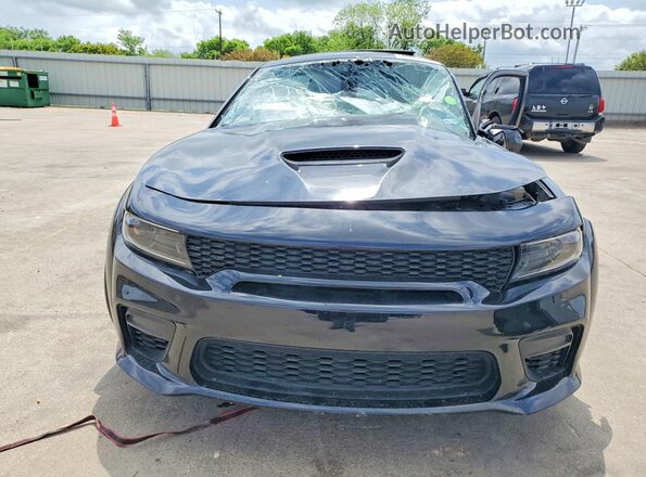 2C3CDXGJ5PH556887 2023 DODGE CHARGER Black Вид ззаду