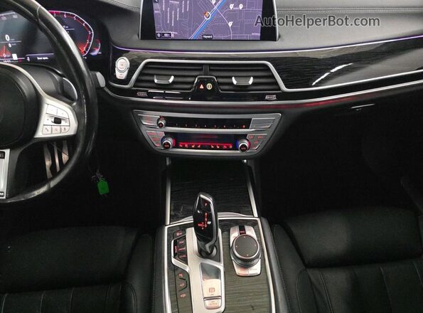 WBA7T2C0XNCH14057 2022 BMW 7 SERIES Black ხელსაწყოთა პანელის ხედი