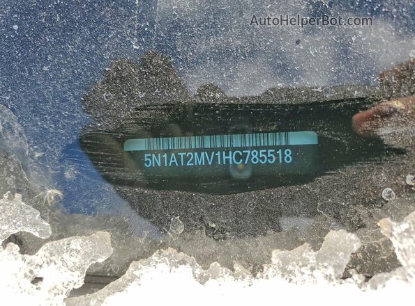 5N1AT2MV1HC785518 2017 NISSAN ROGUE Black 