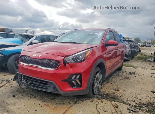 KNDCB3LC7N5534802 2022 KIA NIRO Red Trasero izquierdo