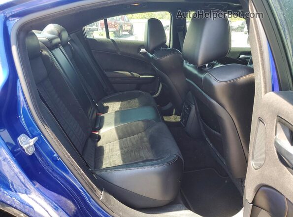 2C3CDXGJ8JH180001 2018 DODGE CHARGER Blue Սալոնի հետևի տեսք