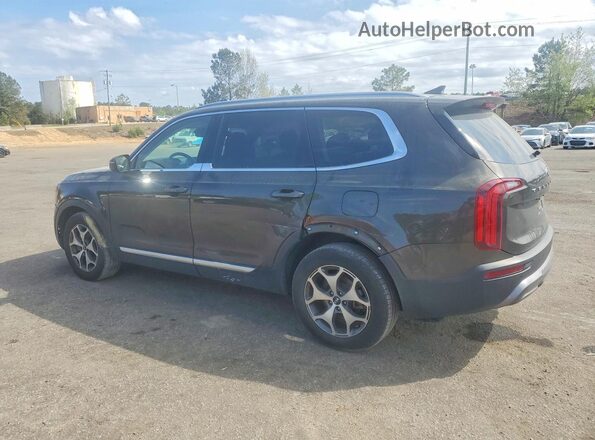 5XYP34HC4MG098607 2021 KIA TELLURIDE Black უკანა მარჯვენა