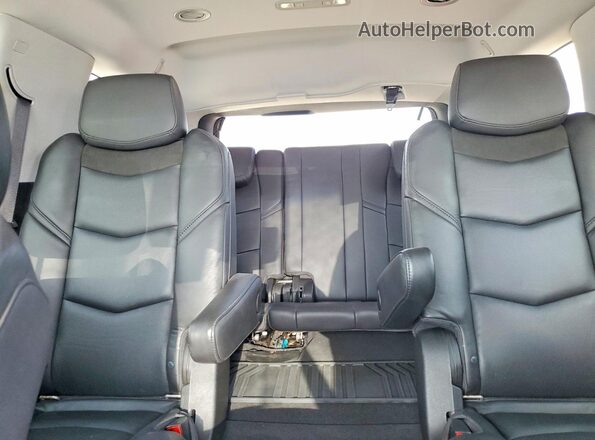 1GYS4CKJ9KR127049 2019 CADILLAC ESCALADE Белый Вид задней части салона