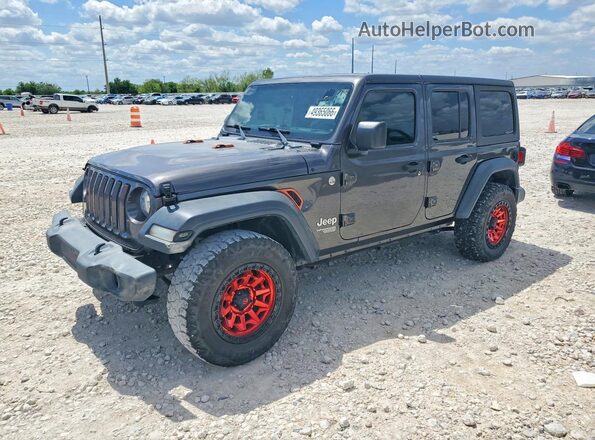 1C4HJXDG0KW612537 2019 JEEP WRANGLER Gray 