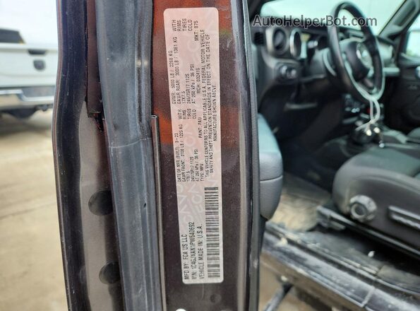 1C4GJXAN1PW640692 2023 JEEP WRANGLER Charcoal 