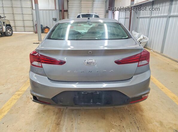 5NPD84LF0KH470777 2019 HYUNDAI ELANTRA Gray Widok wnętrza z przodu