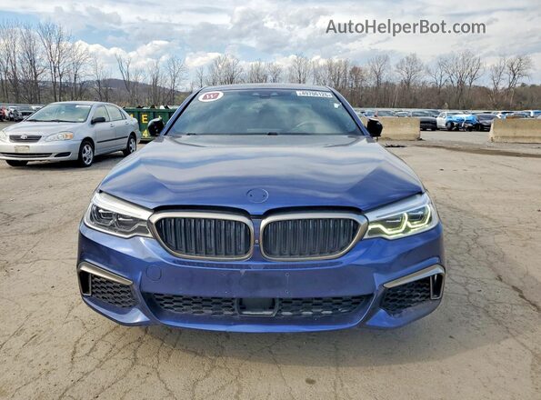 WBAJB9C5XJB286100 2018 BMW M5 Blue Vista trasera