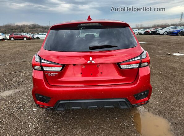JA4APUAU3MU012967 2021 MITSUBISHI OUTLANDER Красный Вид салона спереди