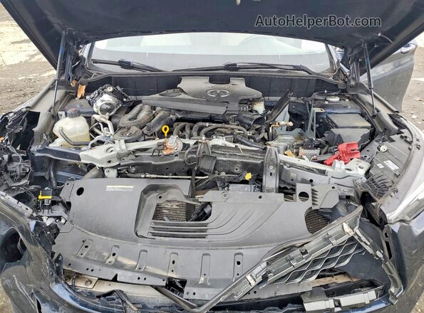 3PCAJ5BB6MF103847 2021 INFINITI QX50 Blue VIN კოდის სტიკერის ხედი