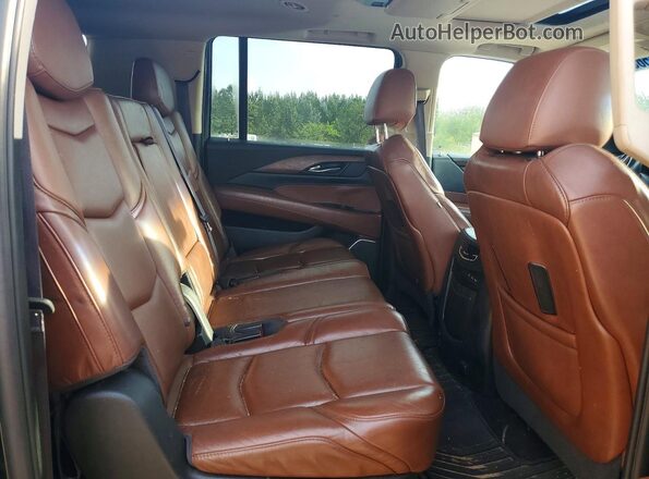 1GYS3HKJXHR387923 2017 CADILLAC ESCALADE Черный Вид задней части салона