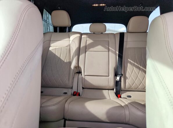 4JGFF8KE0MA523840 2021 MERCEDES-BENZ GLS White Rear interior view