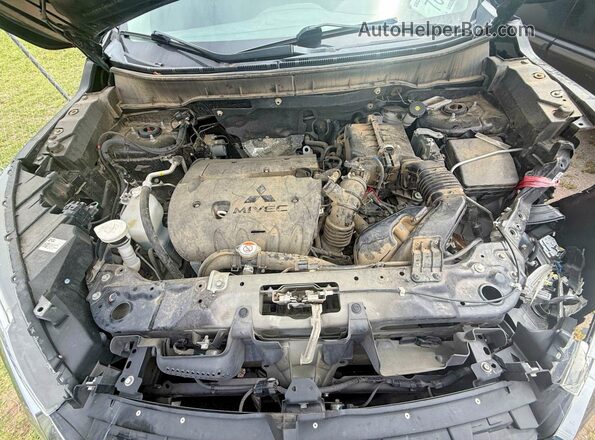 JA4ARUAU7MU007460 2021 MITSUBISHI OUTLANDER Black Widok deski rozdzielczej