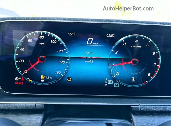 4JGFB4KB2NA729477 2022 MERCEDES-BENZ GLE Gray ხელსაწყოთა პანელის ხედი