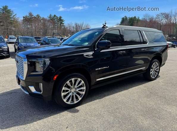 XXXXXXXXXXNY77231 2022 GMC YUKON Черный Задняя правая четверть