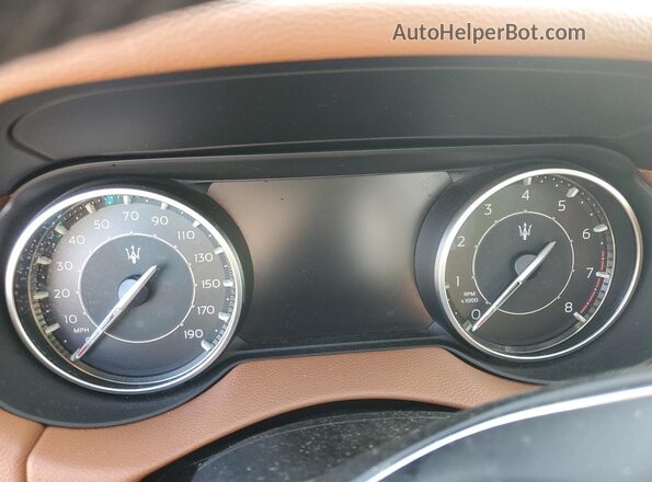 ZN661XUA6MX370853 2021 MASERATI LEVANTE Blue Instrument cluster view