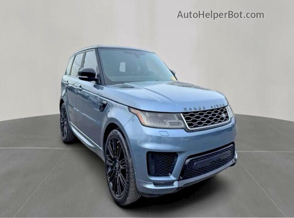 SALWR2RVXKA823843 2019 LAND ROVER RANGE Blue Trasero izquierdo