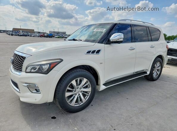 JN8AZ2ND2G9800116 2016 INFINITI QX80 White 