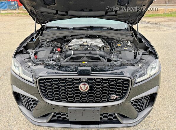 SADCZ2EE4NA694815 2022 JAGUAR F-PACE Black Սալոնի դիմացի տեսք