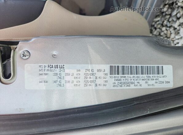 2C4RDGBG5GR258643 2016 DODGE CARAVAN Silver 