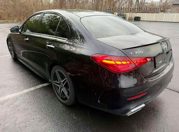 W1KAF4HB2NR048835 2022 MERCEDES-BENZ C Black უკანა მარჯვენა