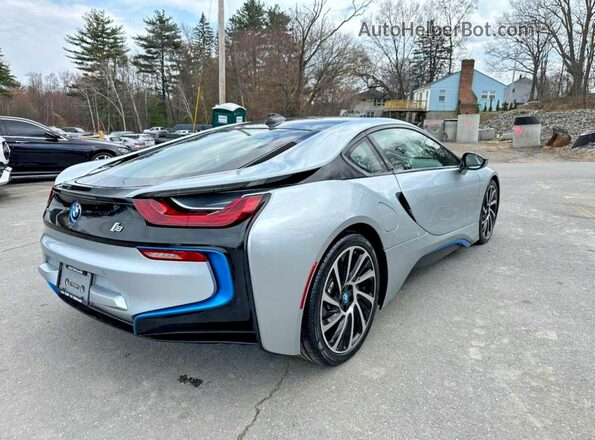 WBY2Z2C52GV675023 2016 BMW I8 Серебряный Передняя правая четверть