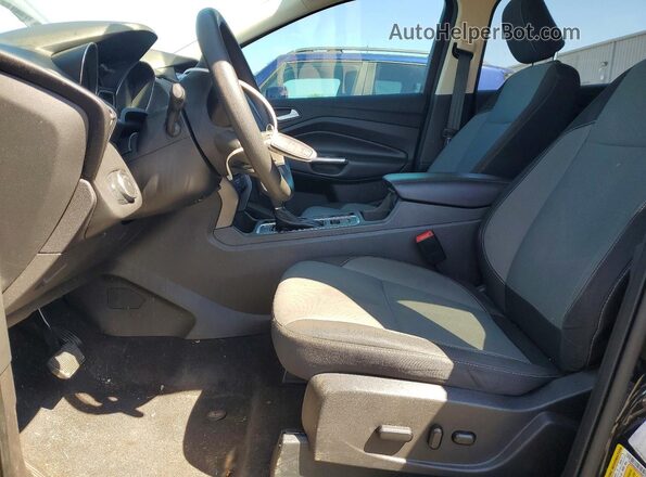 1FMCU0GD5KUA06877 2019 FORD ESCAPE Black Вид салону спереду
