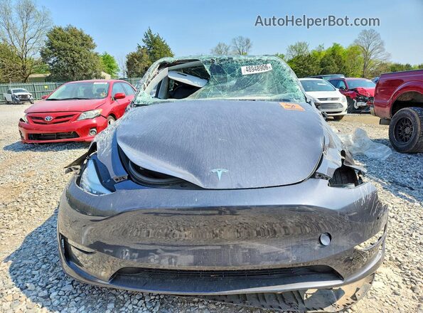 5YJYGDEE9MF077368 2021 TESLA MODEL Y Gray Widok z tyłu