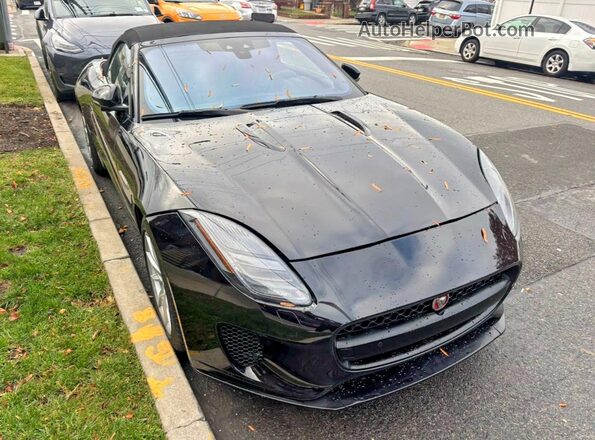 SAJDD5GX0LCK69156 2020 JAGUAR F-TYPE Black უკანა მარცხენა