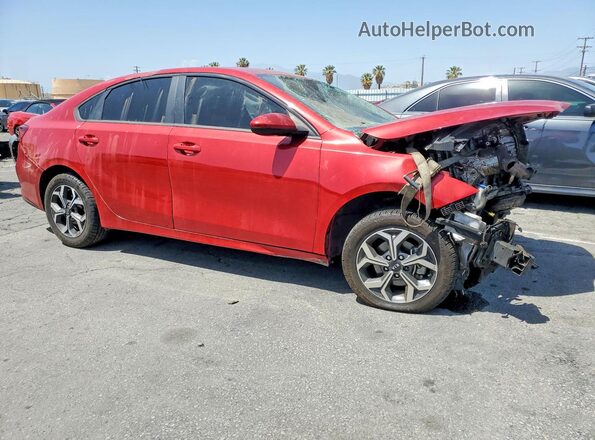 3KPF24AD8KE120216 2019 KIA FORTE Red 