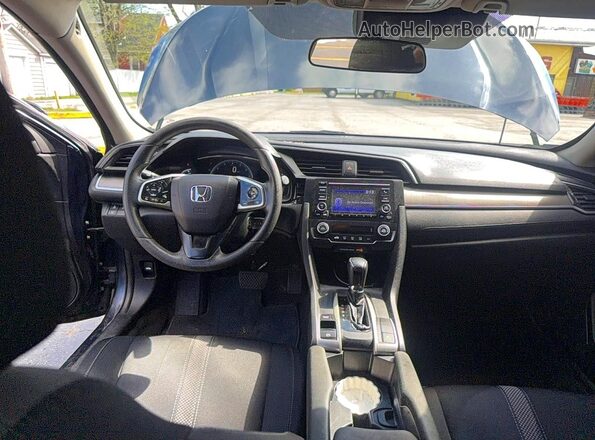 2HGFC2F64MH524053 2021 HONDA CIVIC Черный Вид задних сидений