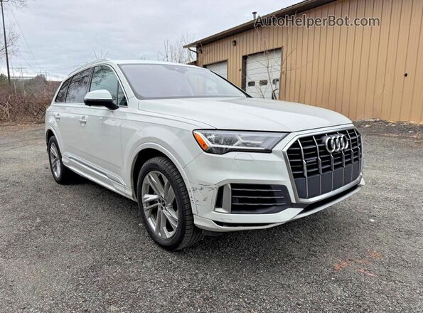 WA1LXAF71MD017482 2021 AUDI Q7 White უკანა მარცხენა