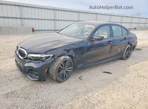 3MW5R7J0XM8B69275 2021 BMW 3 SERIES Черный Задняя левая четверть