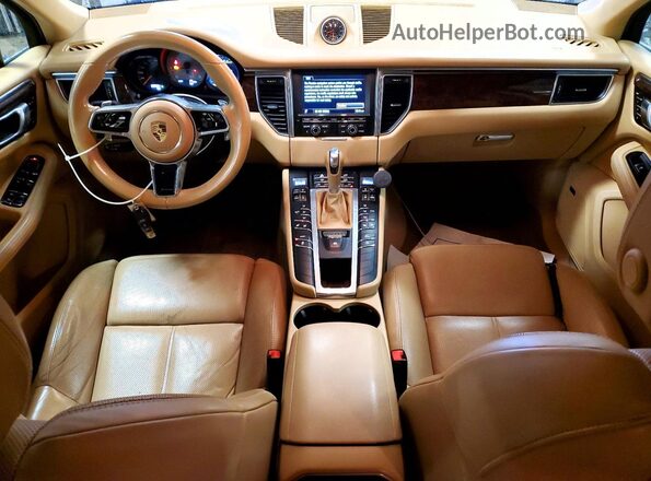 WP1AB2A55GLB52707 2016 PORSCHE MACAN Brown ხელსაწყოთა პანელის ხედი