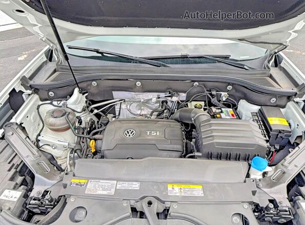 1V2JC2CA7MC235994 2021 VOLKSWAGEN ATLAS White Widok deski rozdzielczej