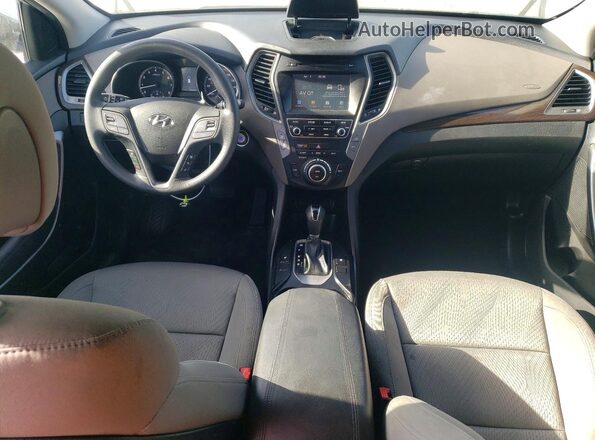 5XYZU3LB7JG509850 2018 HYUNDAI SANTA FE Silver Vista del cuadro de instrumentos